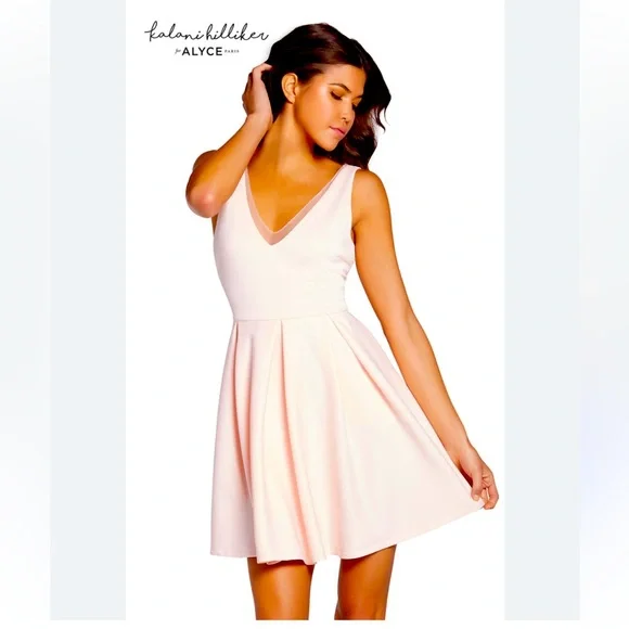Alyce Paris | Dresses | Aline Baby Pink Dress W Pockets By Kalani Hilliker  For Alyce Paris Sz Small | Poshmark